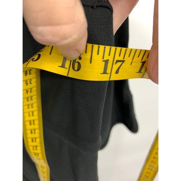 Bottega Veneta Black Midi Dress with Waist Tie Low Neckline Size 40 - Picture 5 of 6